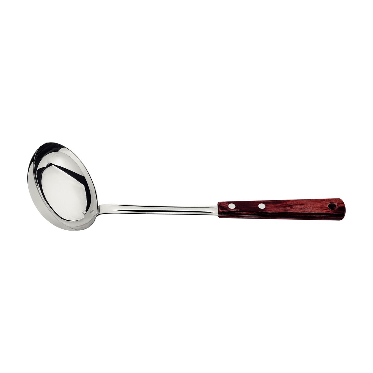 Concha Tramontina com Lâmina em Aço Inox e Cabo em Madeira Tratada Polywood Vermelho