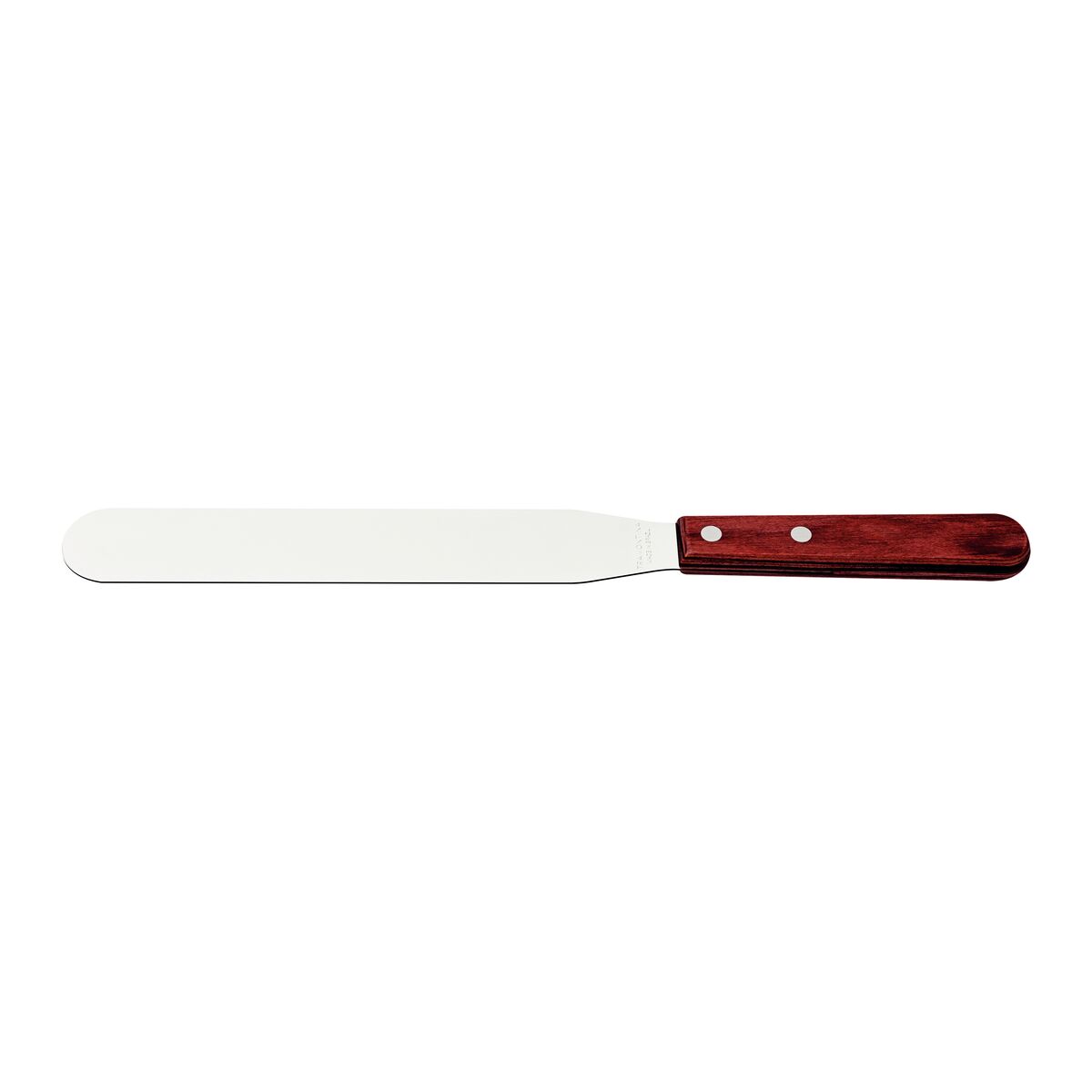 Espátula Confeiteiro Tramontina com Lâmina em Aço Inox e Cabo em Madeira Tratada Polywood Vermelho 8"