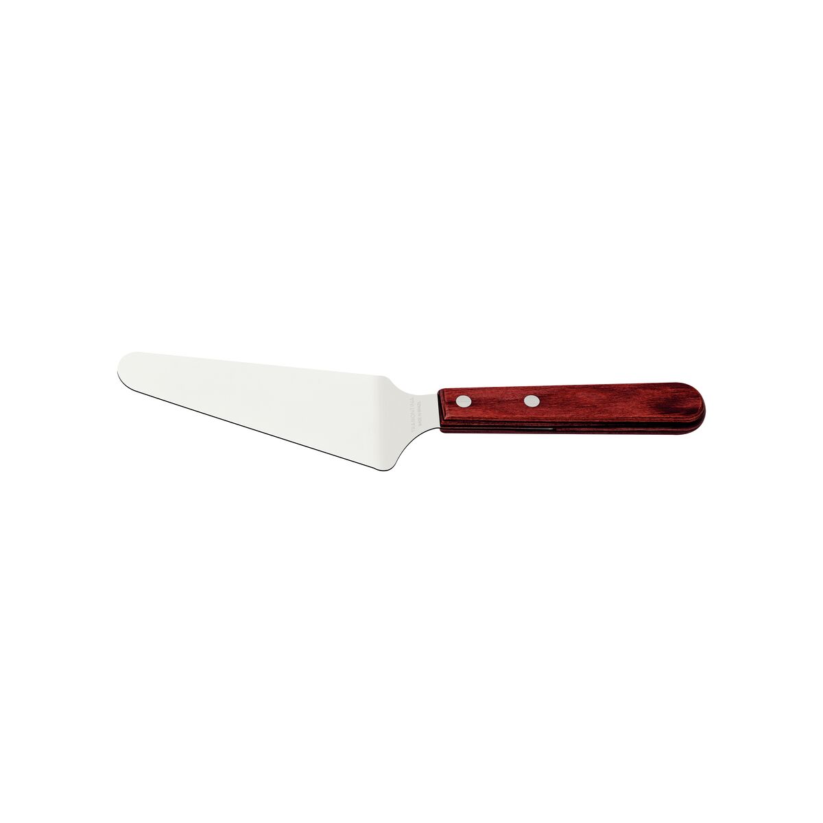 Espátula para Bolo Tramontina com Lâmina em Aço Inox e Cabo em Madeira Tratada Polywood Vermelho 5"
