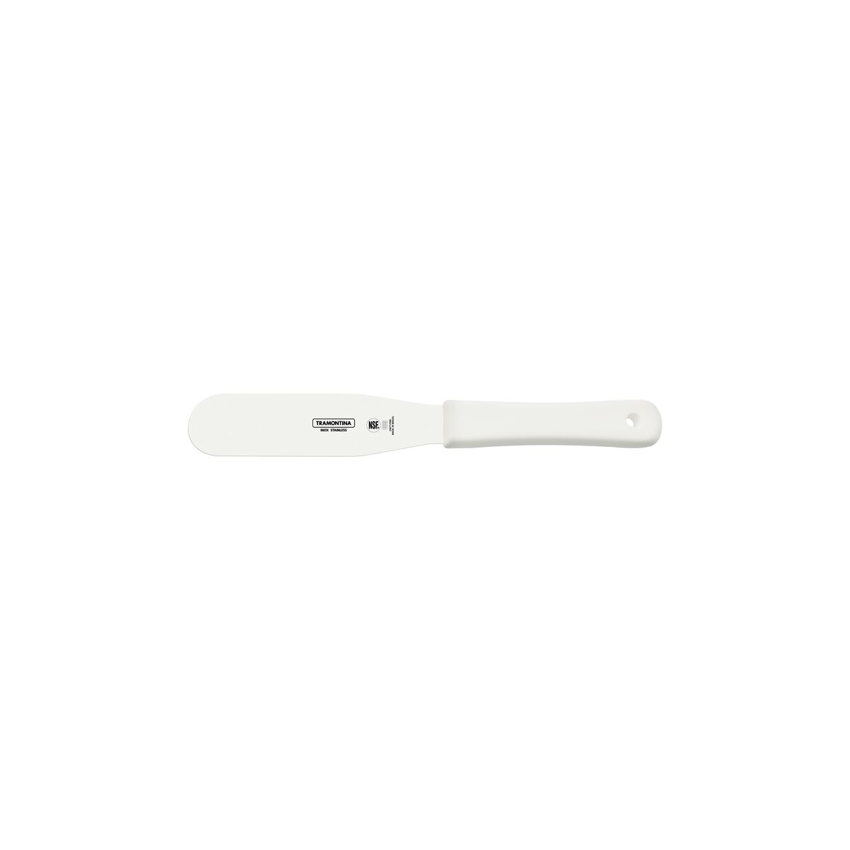 Espátula para Confeiteiro Tramontina Profissional com Lâmina em Aço Inox e Cabo de Polipropileno Branco 6"