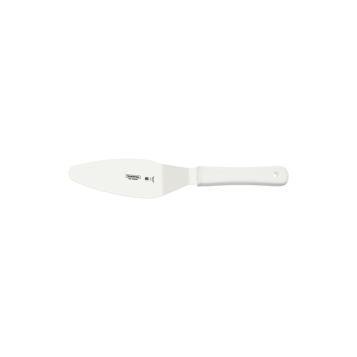 Espátula para Bolo Tramontina Profissional Master com Lâmina em Aço Inox e Cabo de Polipropileno Branco 6" x 2 1/4"