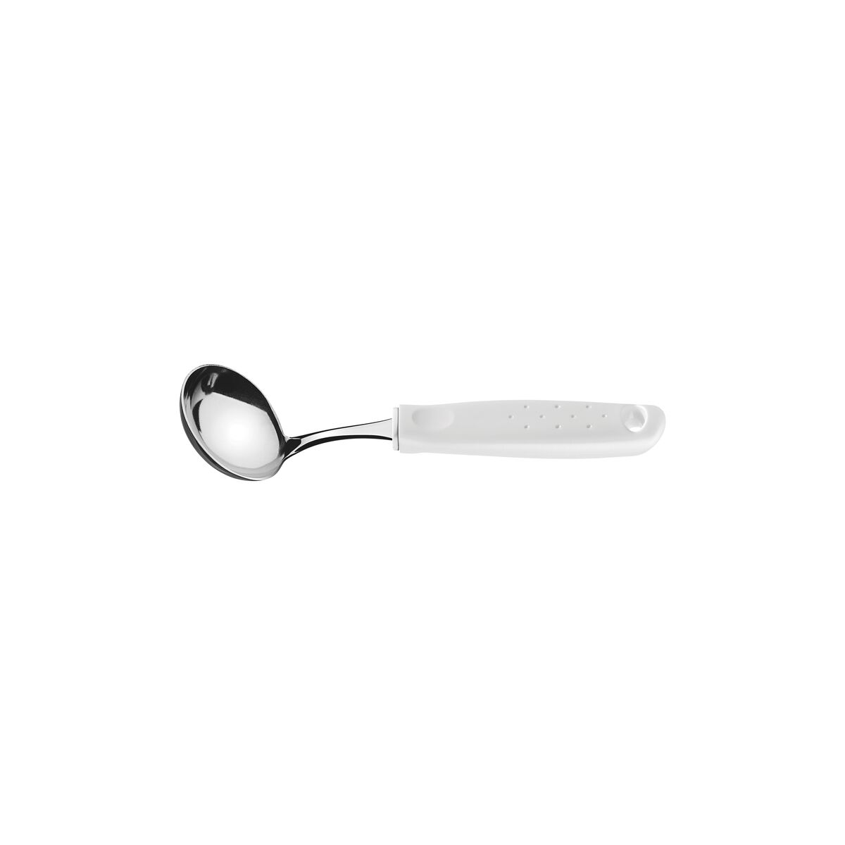 Concha para Molho Tramontina Utilità em Aço Inox com Cabo de Polipropileno Branco