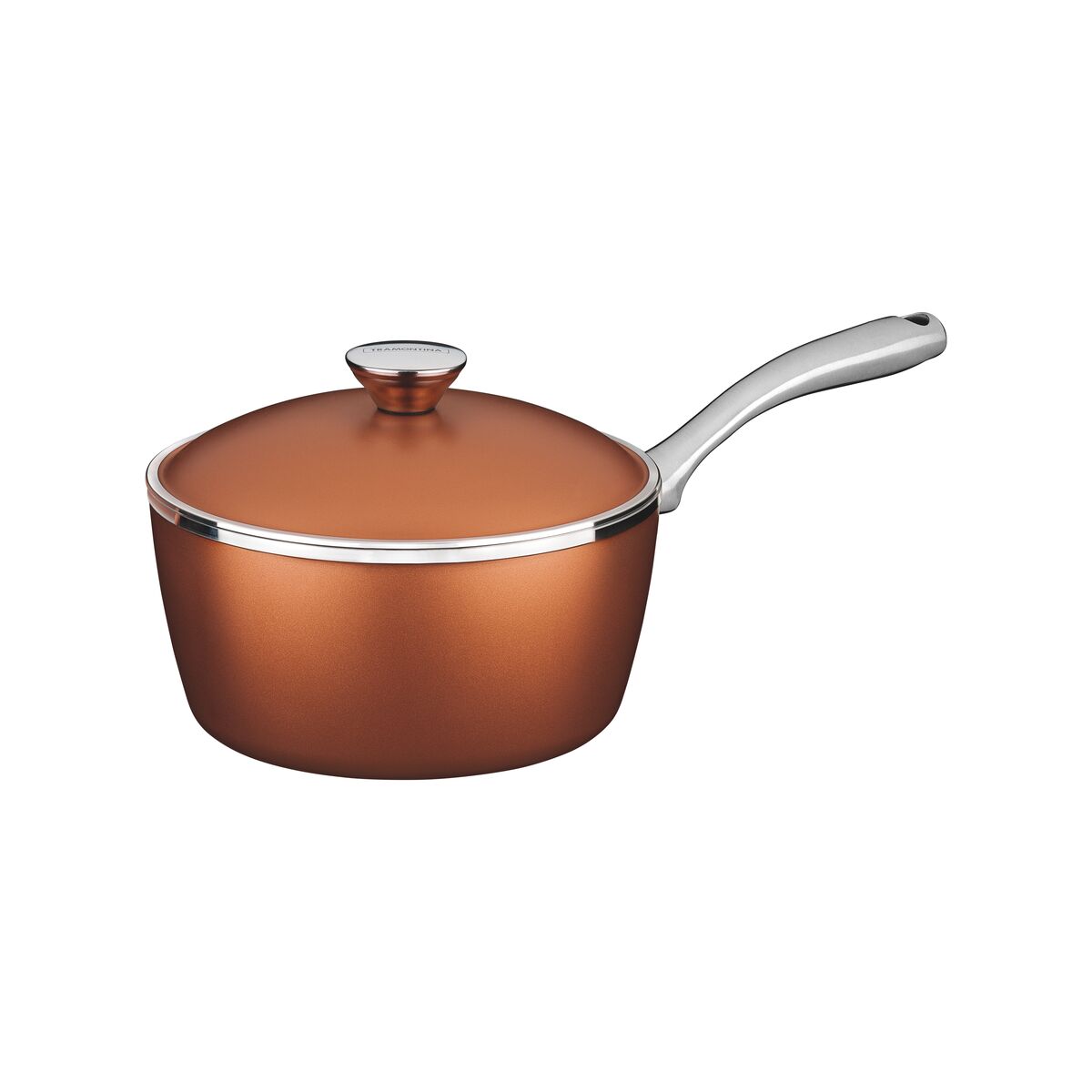Panela Tramontina Lyon em Alumínio Forjado com Revestimento Interno e Externo em Antiaderente Starflon High Performance Dourado 20 cm 2,8 L