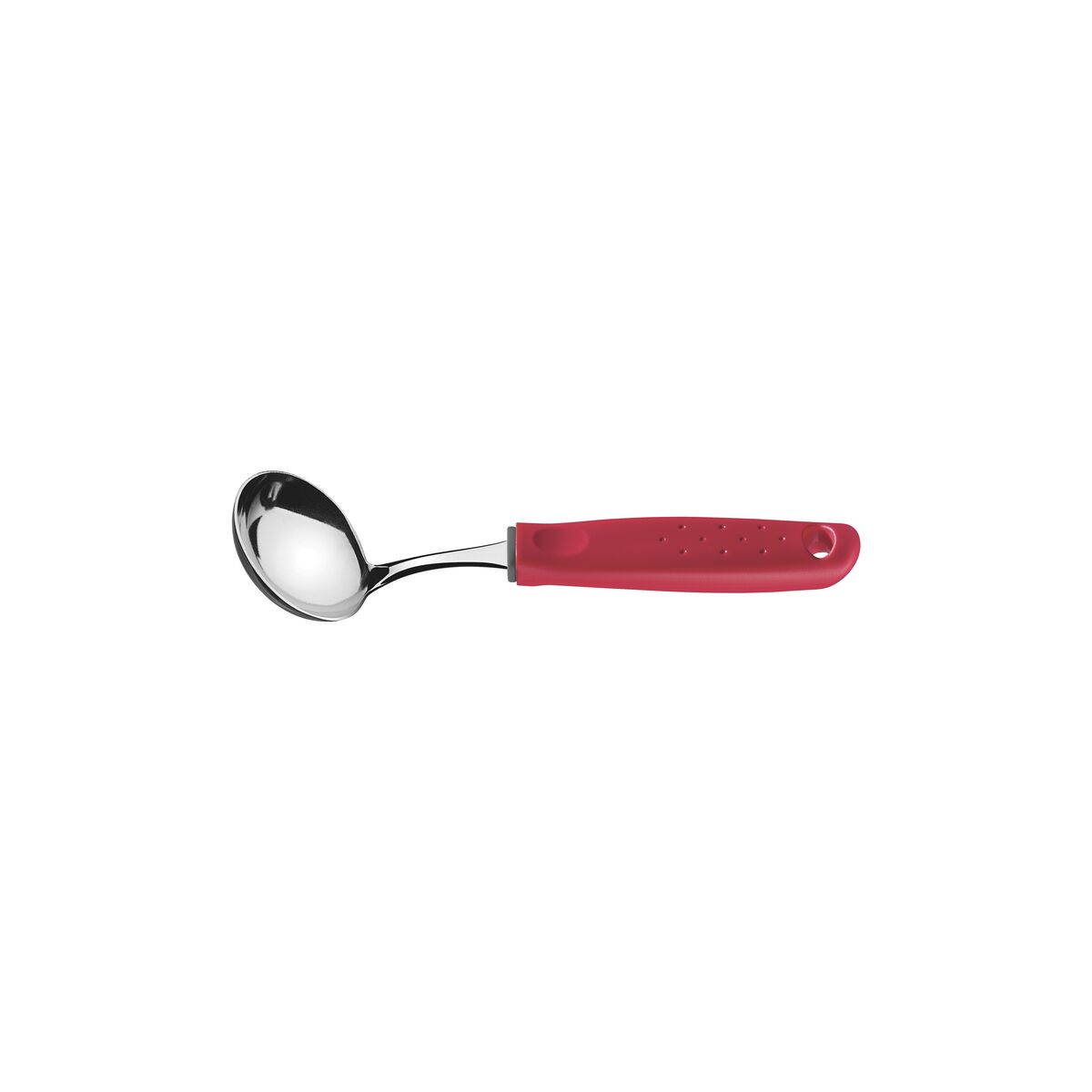 Concha para Molho Tramontina Utilità em Aço Inox com Cabo de Polipropileno Vermelho