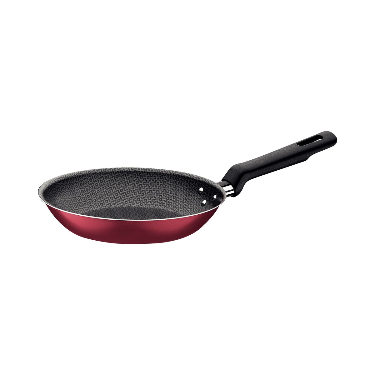 Frigideira Tramontina Loreto em Alumínio com Revestimento Interno e Externo Antiaderente Starflon Max com Cabo Baquelite 20 cm 0,8 L Vermelha