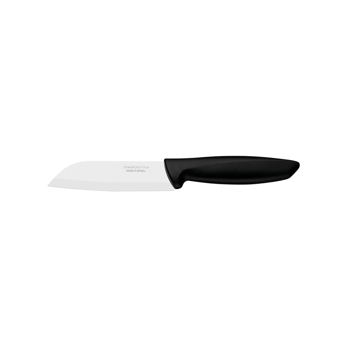 Faca Santoku Tramontina Plenus com Lâmina em Aço Inox e Cabo de Polipropileno Preto 5"