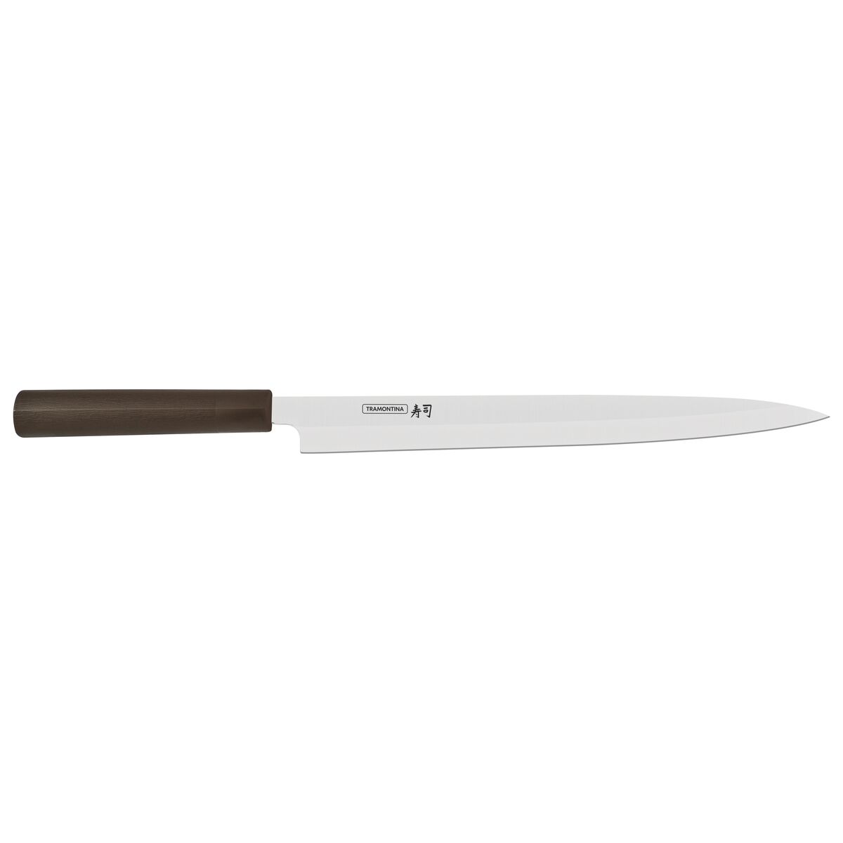 Faca Yanagiba Tramontina Sushi Silver com Lâmina em Aço Inox e Cabo de Nylon 13"