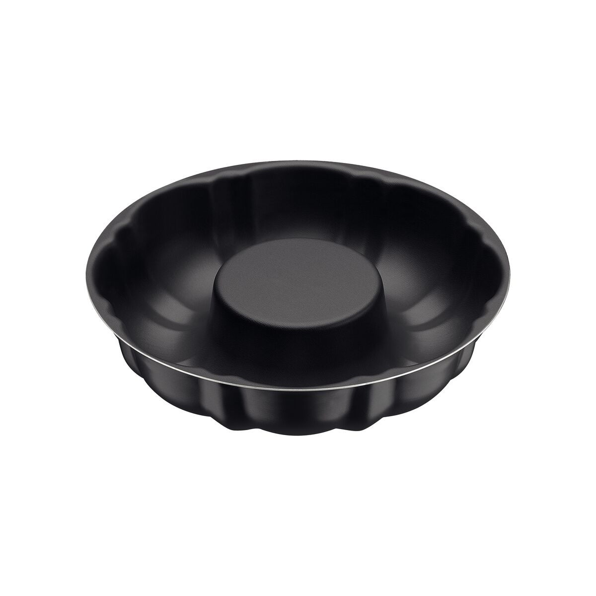 Forma para Bolo Tramontina Brasil em Alumínio com Revestimento Interno e Externo Antiaderente Starflon Max Grafite 24 cm 2 L