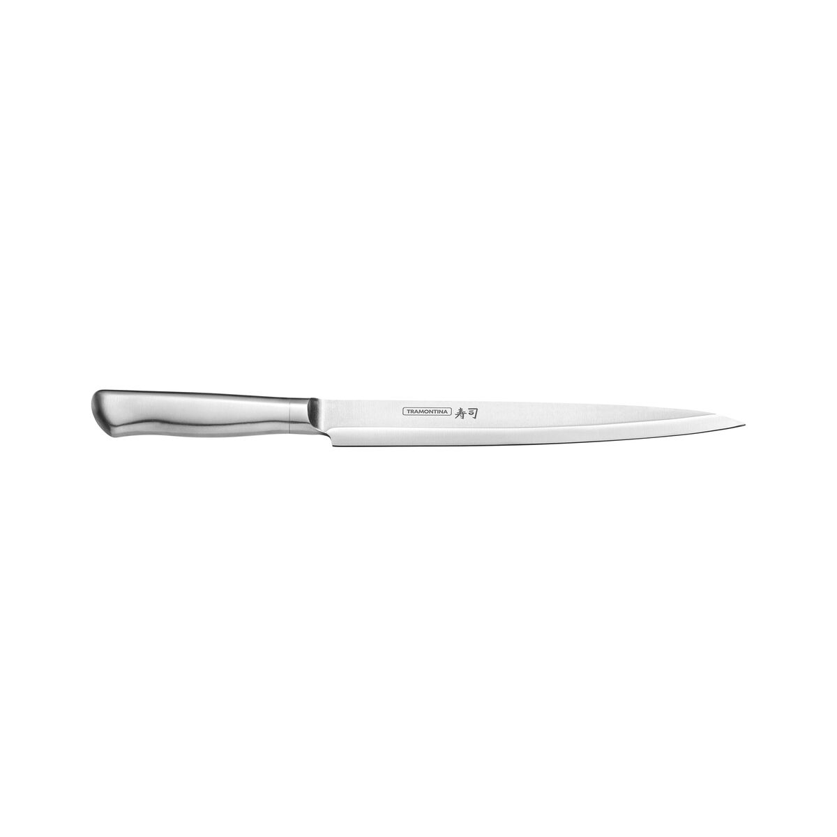 Faca Yanagiba Tramontina Sushi Diamond com Lâmina e Cabo em Aço Inox 9"