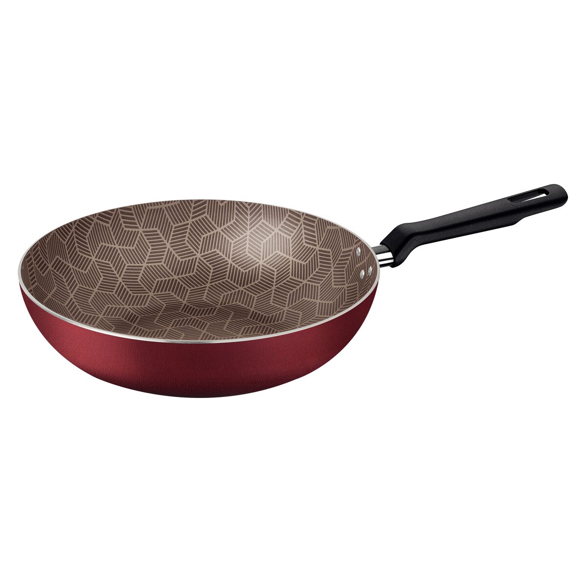 Frigideira Funda Tramontina Loreto em Alumínio com Revestimento Interno Antiaderente Starflon Max Vermelho 24 cm 2,2 L
