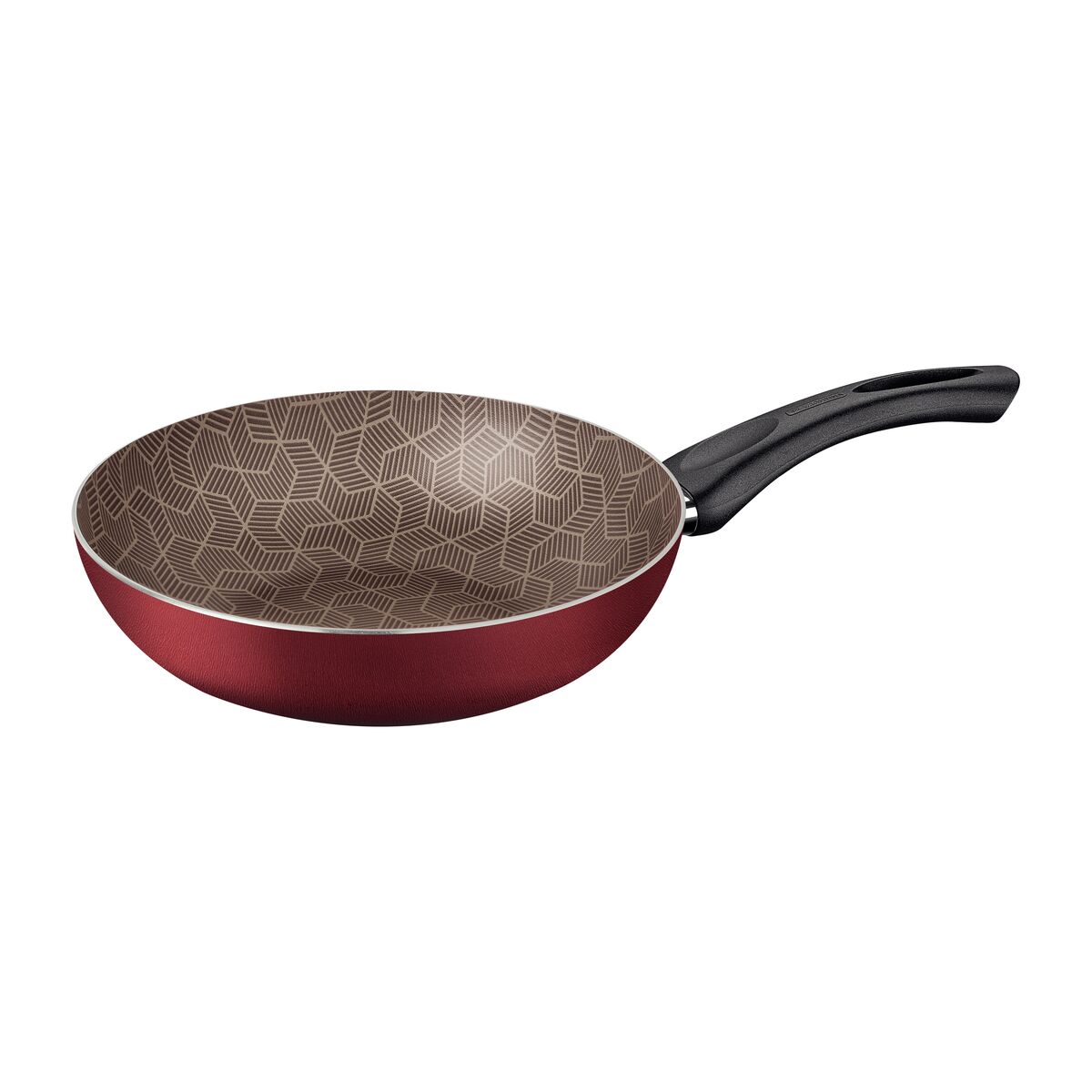 Frigideira Funda Tramontina Paris em Alumínio com Revestimento Interno e Externo em Antiaderente Starflon Max Vermelho 24 cm 2,2 L