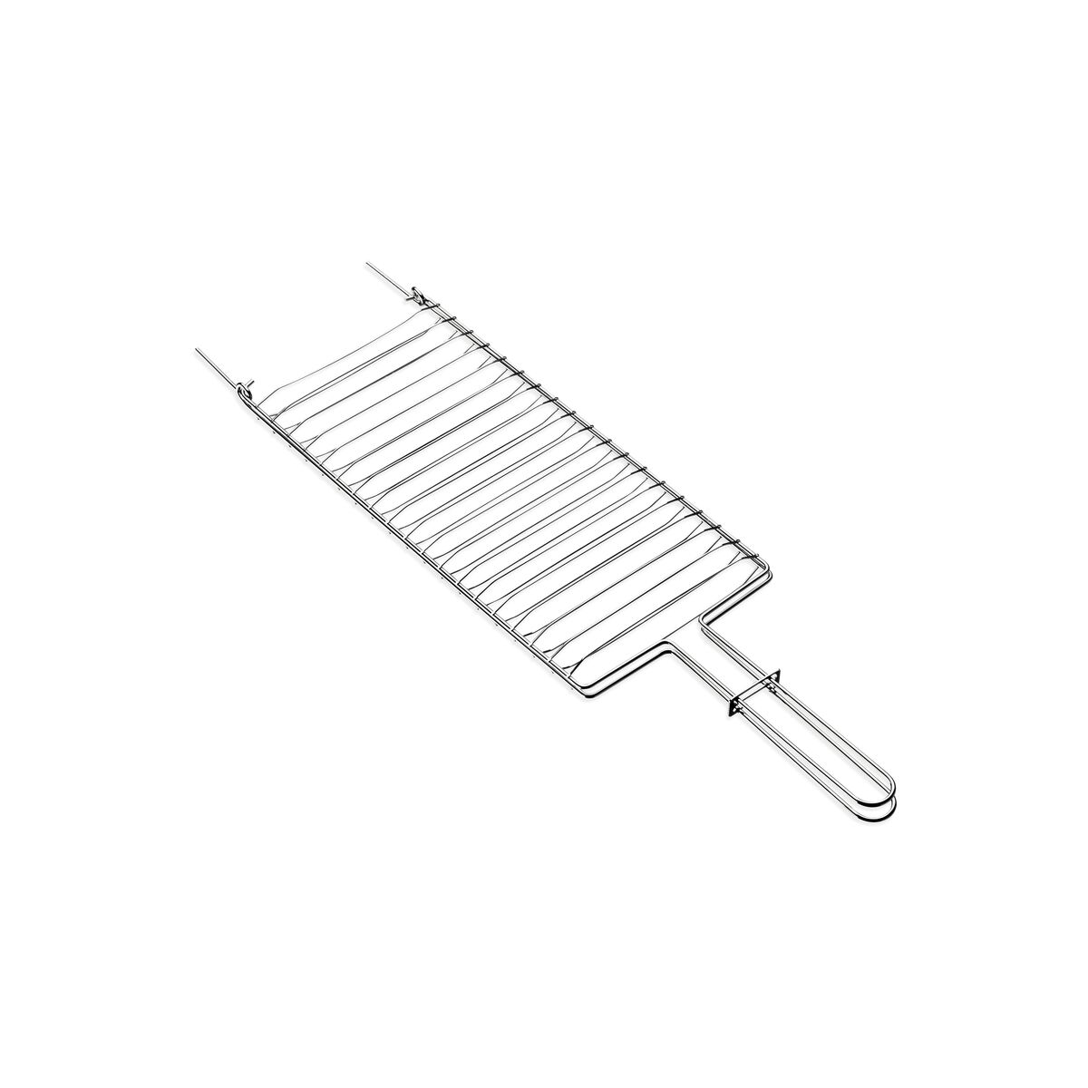 Grelha Tramontina Churrasco em Aço Inox 56x18 cm