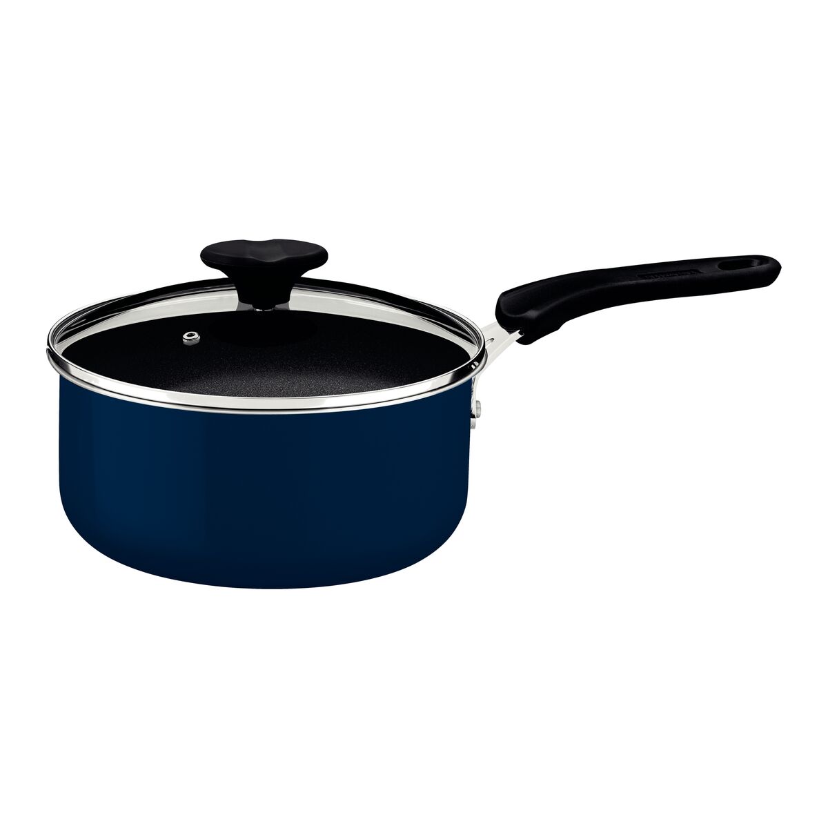 Panela Tramontina Tunis em Alumínio com Revestimento Interno Cerâmico e Externo Siliconado Azul Mediterrâneo 16 cm 1,3 L