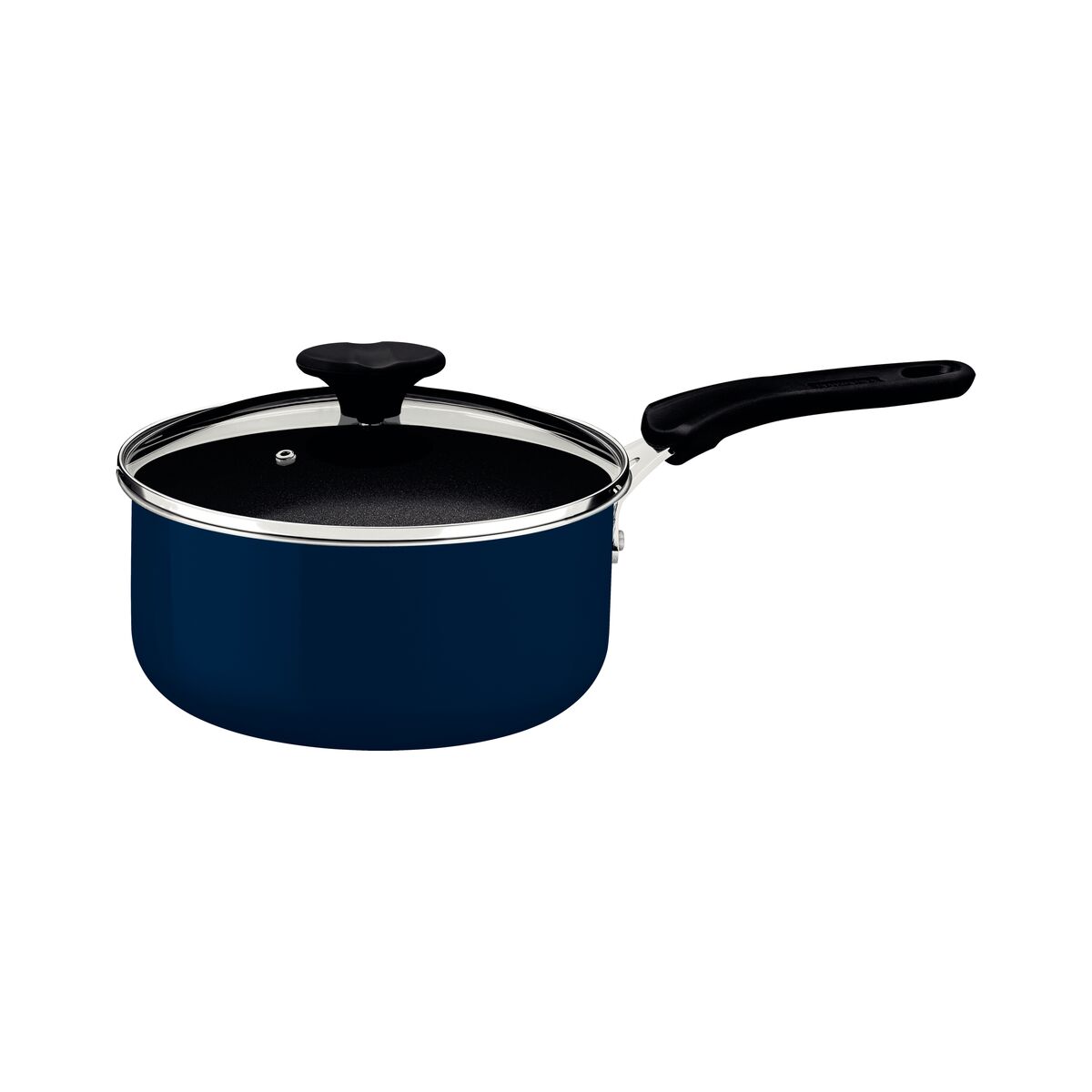 Panela Tramontina Tunis em Alumínio com Revestimento Interno Cerâmico e Externo Siliconado Azul Mediterrâneo 18 cm 2 L