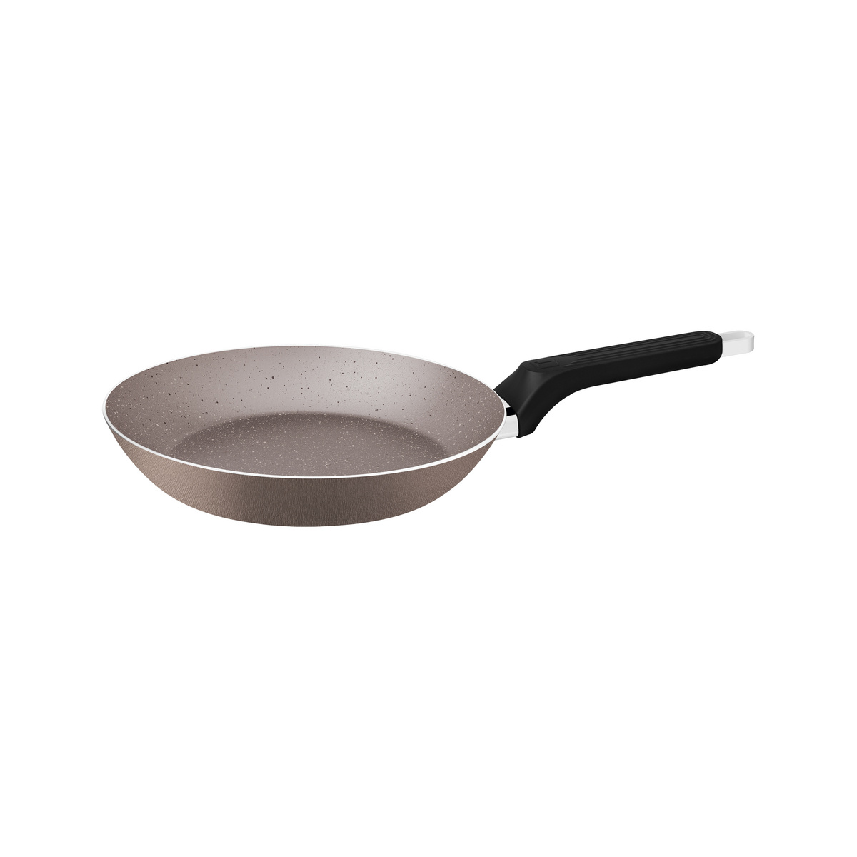 Frigideira Tramontina Milazzo em Alumínio com Revestimento Interno e Externo em Antiaderente Starflon Max Amêndoa 24 cm