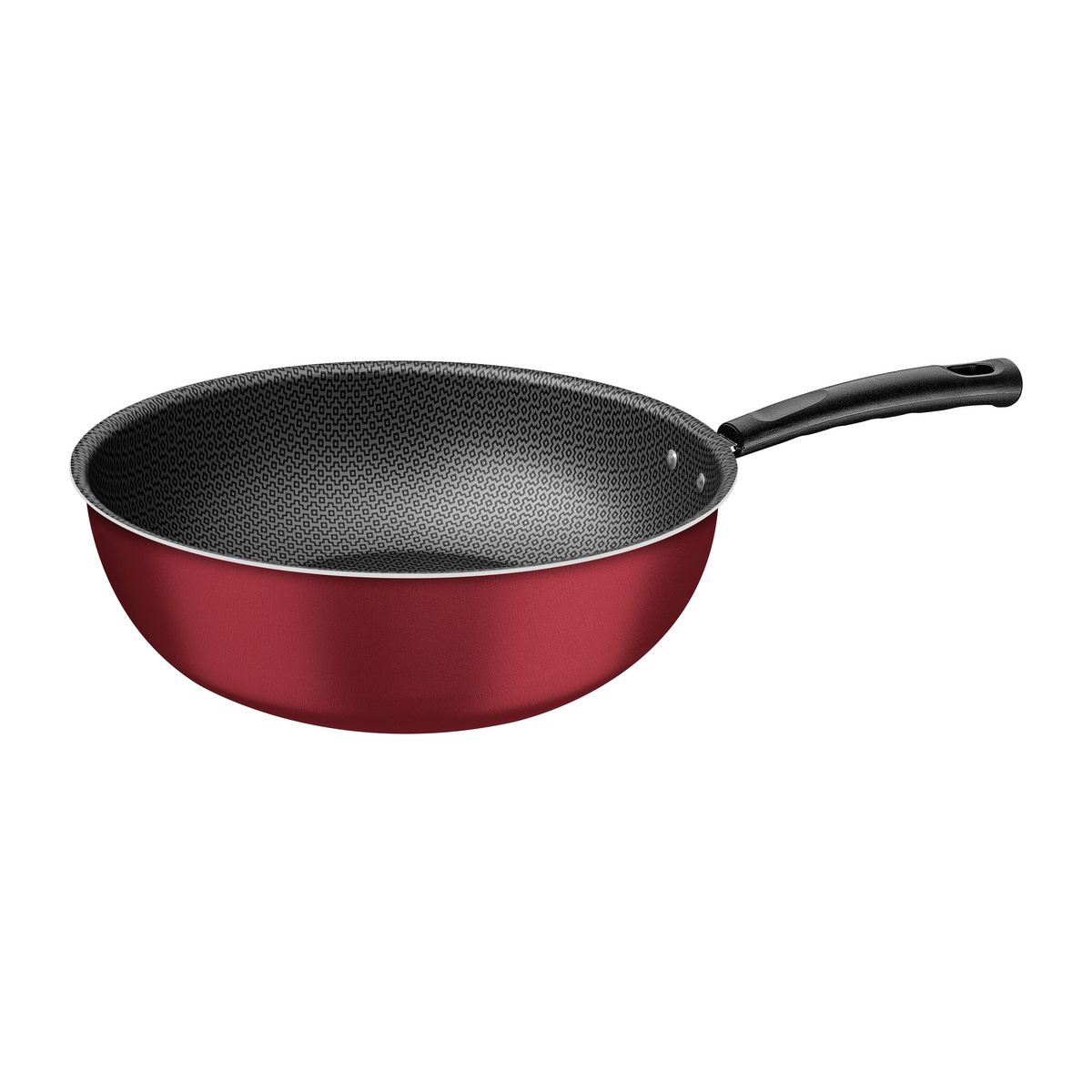 Frigideira Funda Tramontina Versalhes em Alumínio com Revestimento Interno e Externo em Antiaderente Starflon Max Vermelho 28 cm 4,9 L