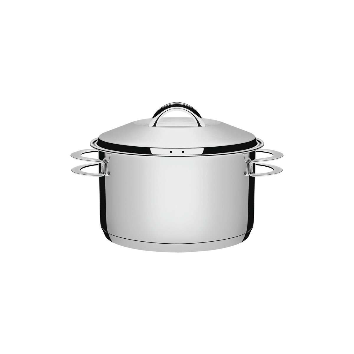 Caçarola Tramontina Solar Funda em Aço Inox Fundo Triplo com Tampa e Alças 20 cm 3,6 L