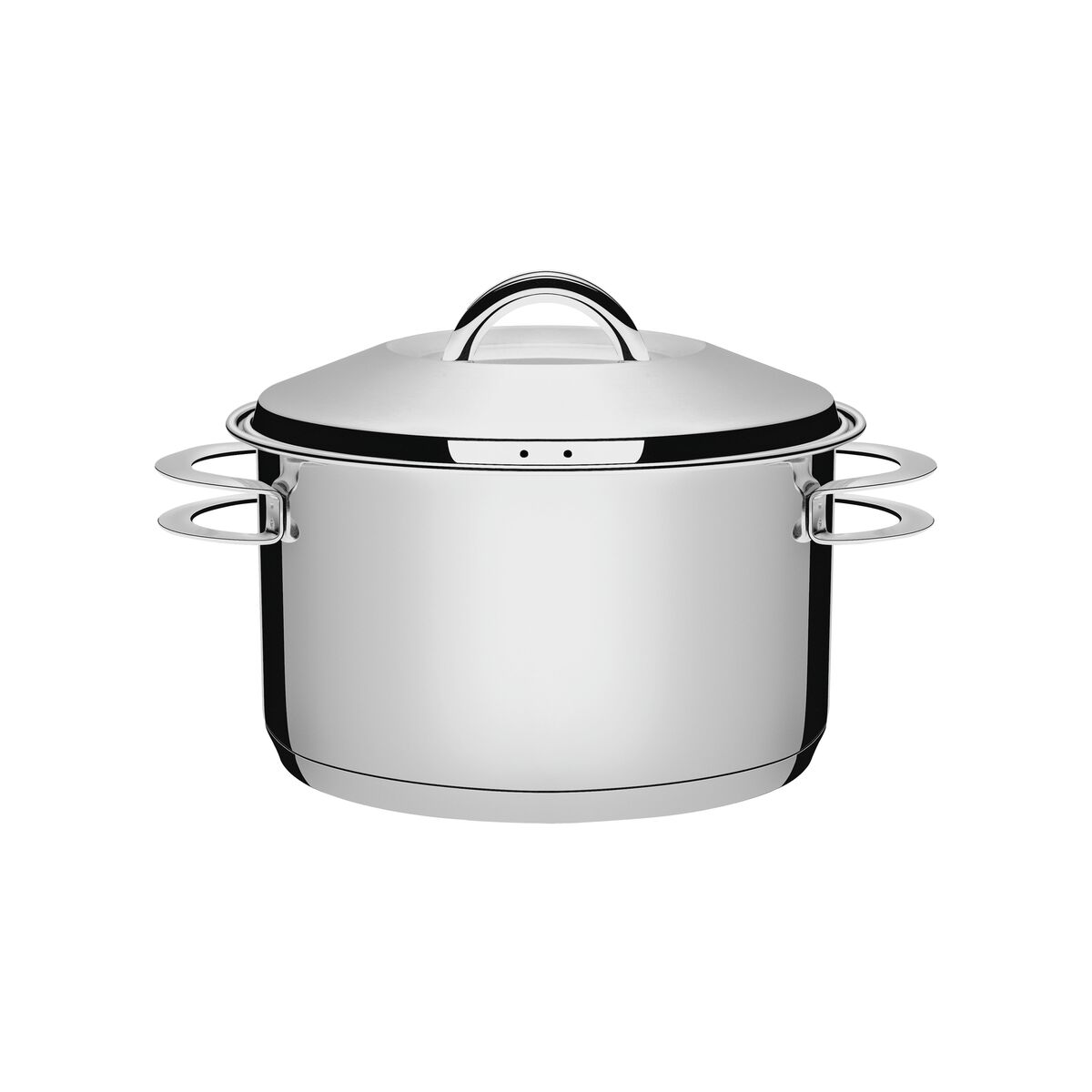 Caçarola Tramontina Solar Funda em Aço Inox Fundo Triplo com Tampa e Alças 24 cm 6,1 L