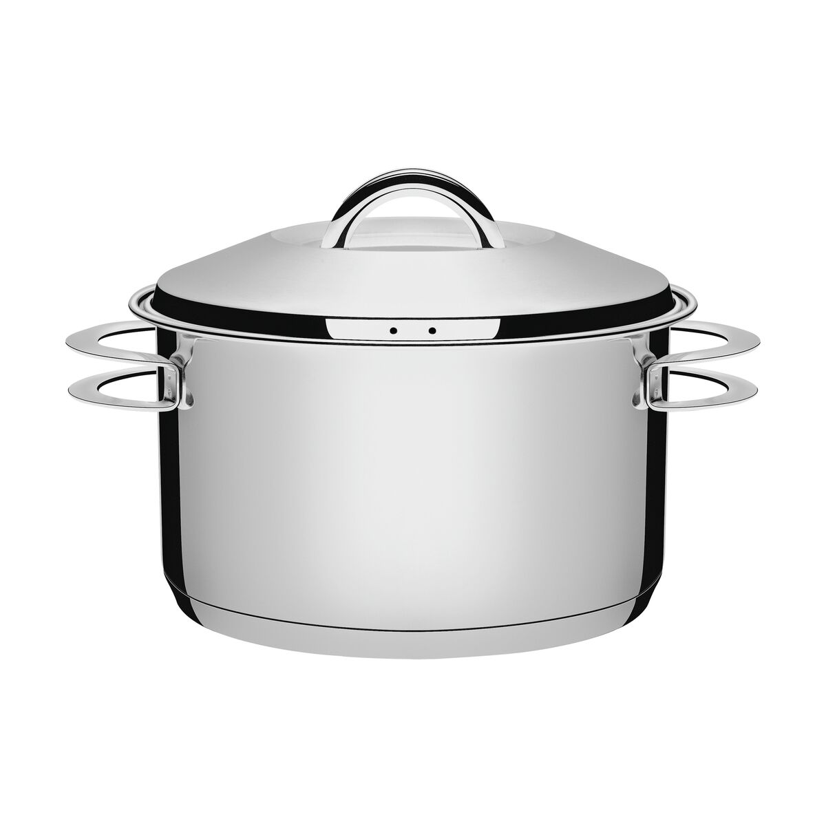 Caçarola Tramontina Solar Funda em Aço Inox Fundo Triplo com Tampa e Alças 28 cm 8,4 L