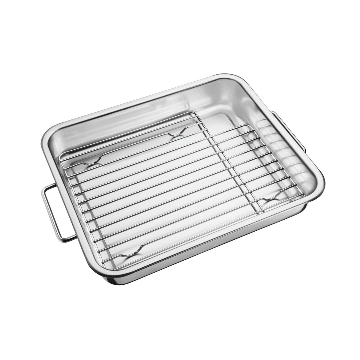 Assadeira Tramontina Service em Aço Inox com Grelha 39 cm 6,4 L