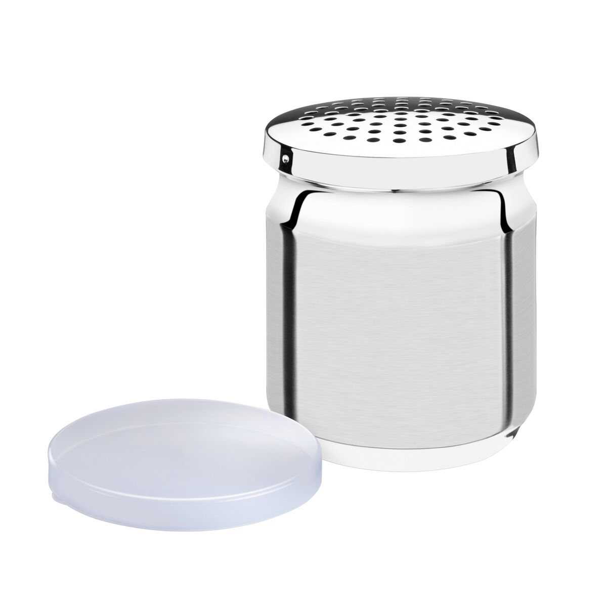 Porta-queijo Ralado Tramontina Utility em Aço Inox com Tampa de Plástico