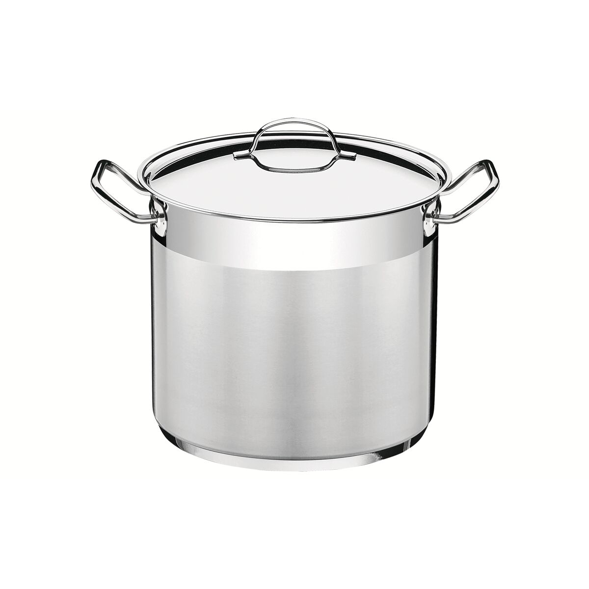 Caldeirão Tramontina Professional em Aço Inox Fundo Triplo com Tampa e Alças 28 cm 15,7 L
