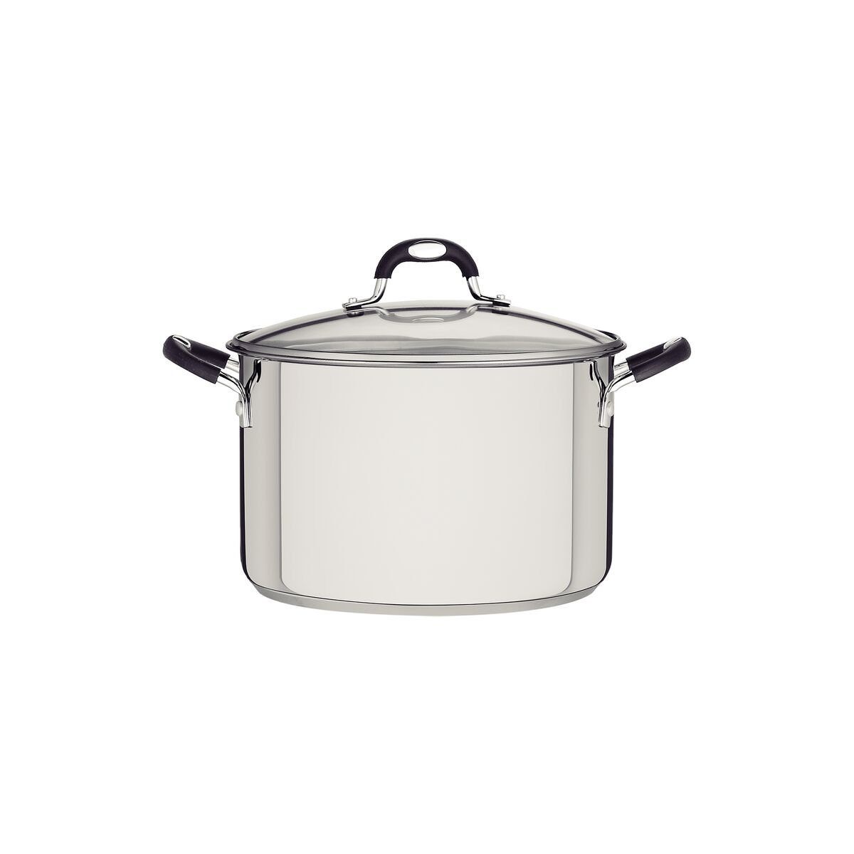 Caçarola Tramontina Astro Silicone Funda em Aço Inox com Fundo Triplo com Tampa de Vidro 20 cm 3,6 L