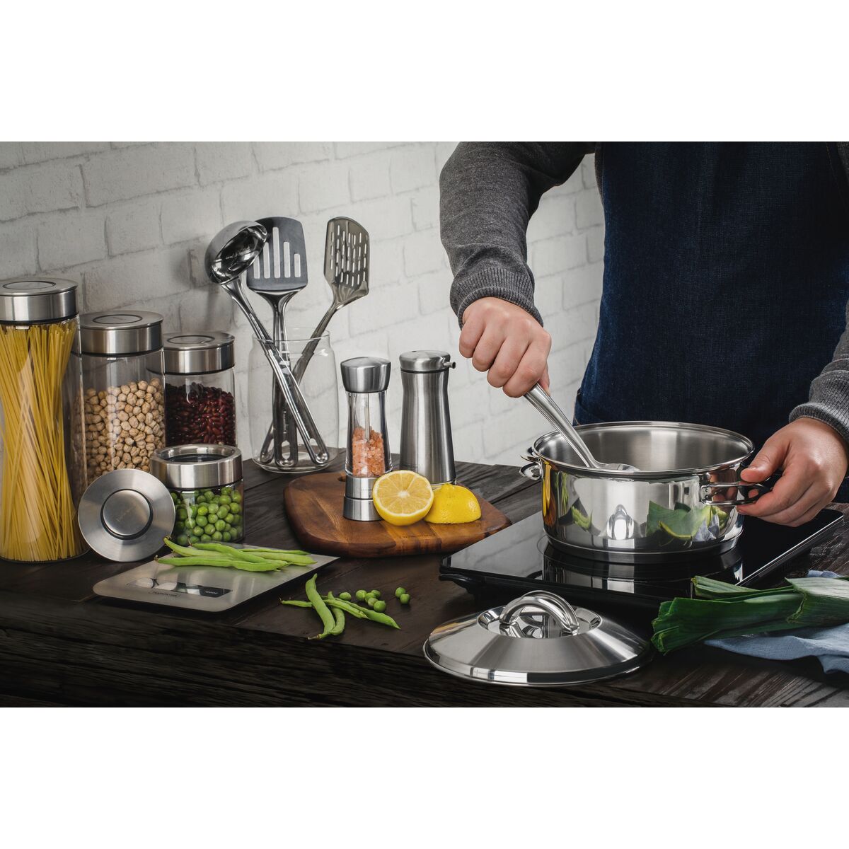 Colher Tramontina Extrata para Arroz em Aço Inox