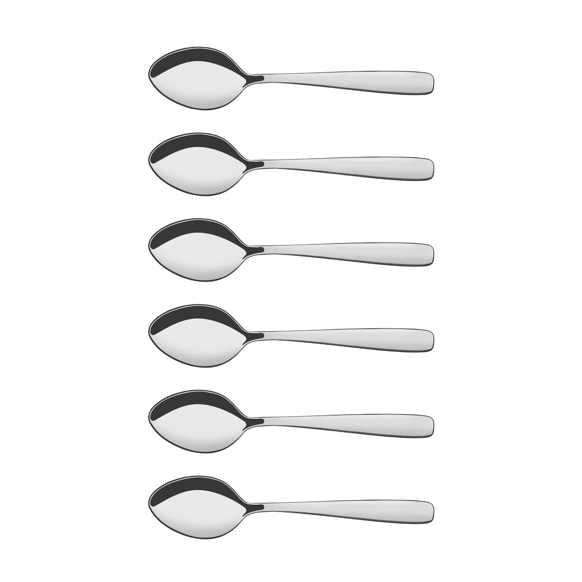 Conjunto de Colheres para Chá Tramontina Amazonas em Aço Inox 6 Peças