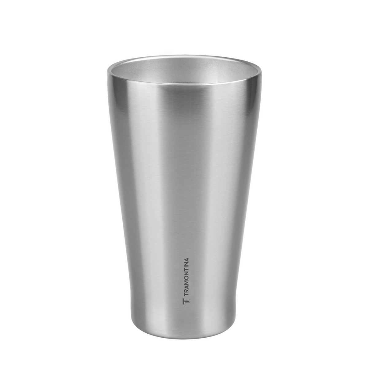 Copo Térmico Tramontina em Aço Inox sem Tampa 550 ml