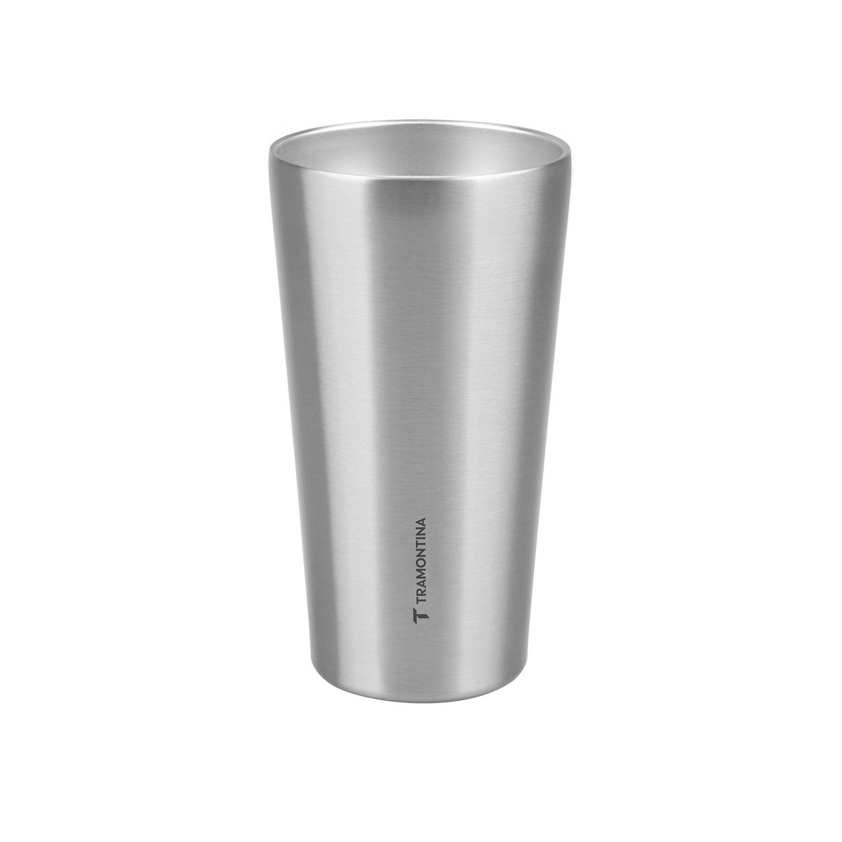Copo Térmico Tramontina Exata em Aço Inox sem Tampa 420 ml