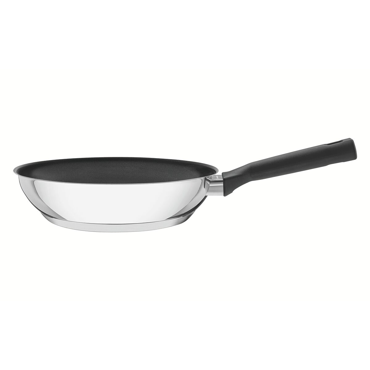 Frigideira Tramontina Brava Baquelite em Aço Inox com Revestimento Interno em Antiaderente com Cabo de Baquelite 28 cm 3,2 L