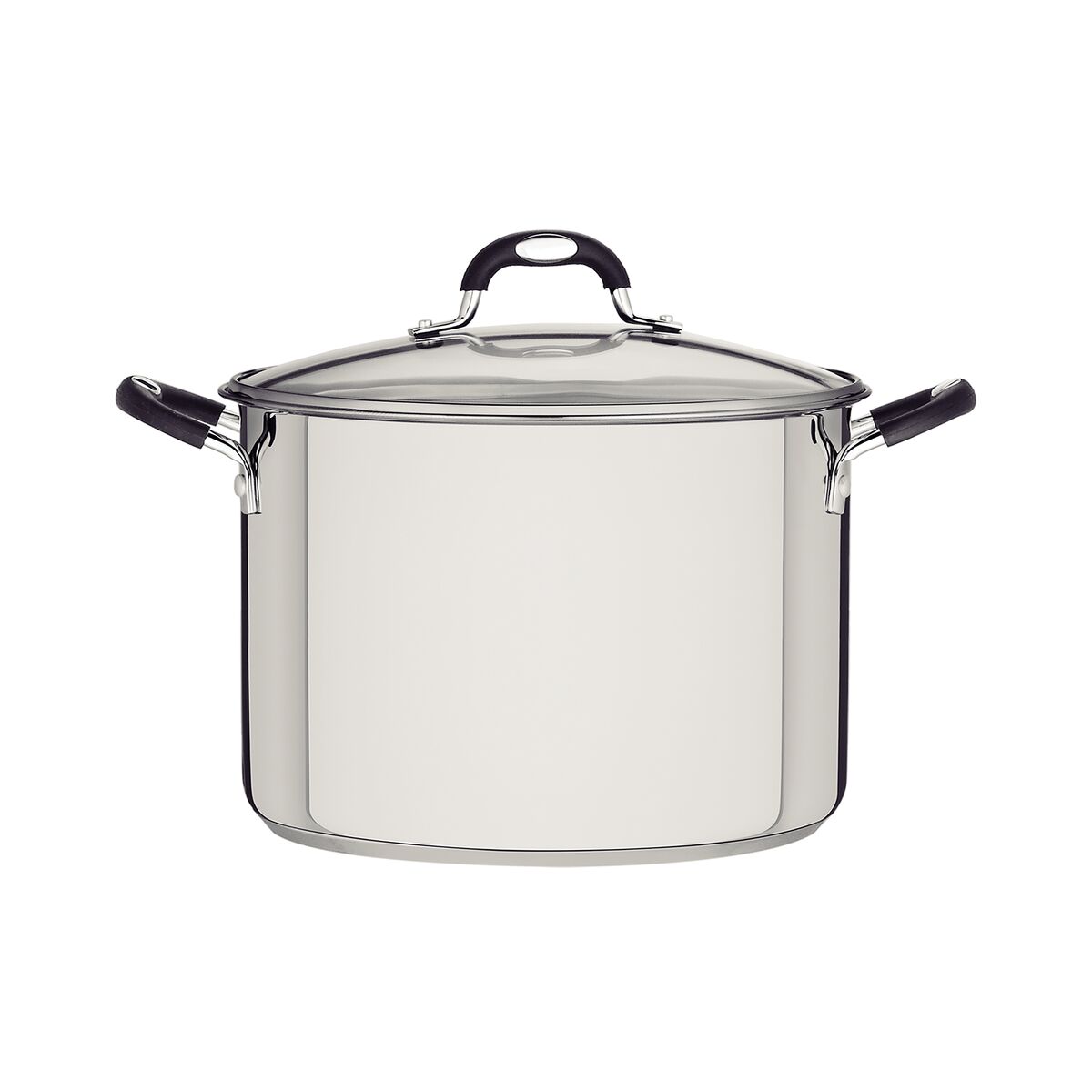 Caldeirão Tramontina Astro Silicone em Aço Inox com Fundo Triplo com Tampa de Vidro 30 cm 20,8 L