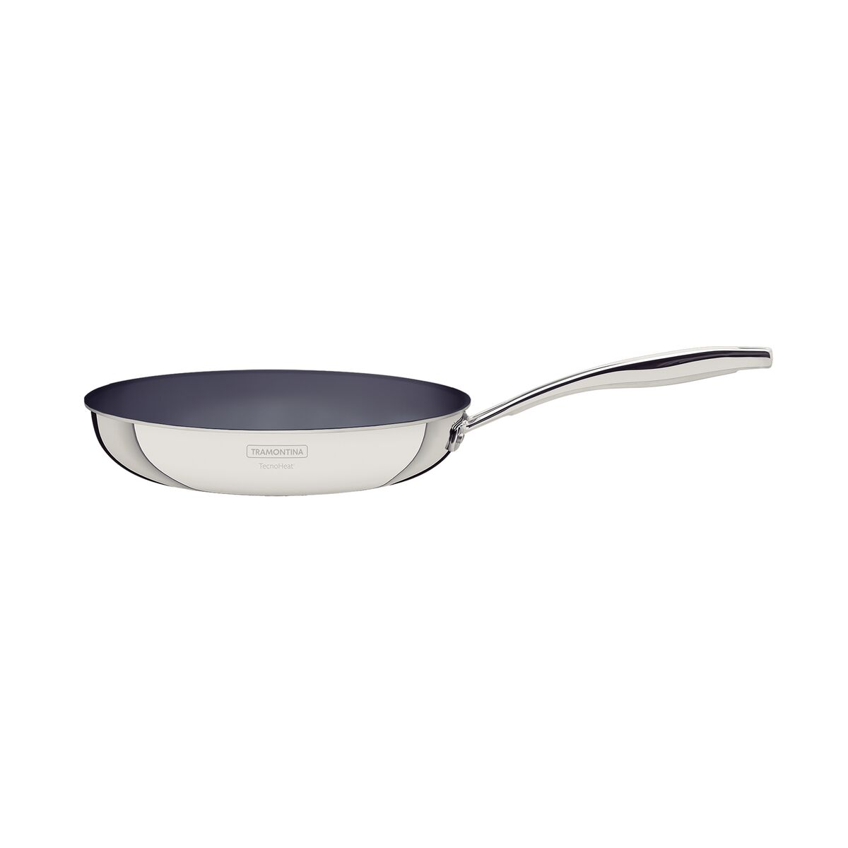 Frigideira Tramontina Grano em Aço Inox com Corpo Triplo e Revestimento Interno Cerâmico Grafite 20 cm