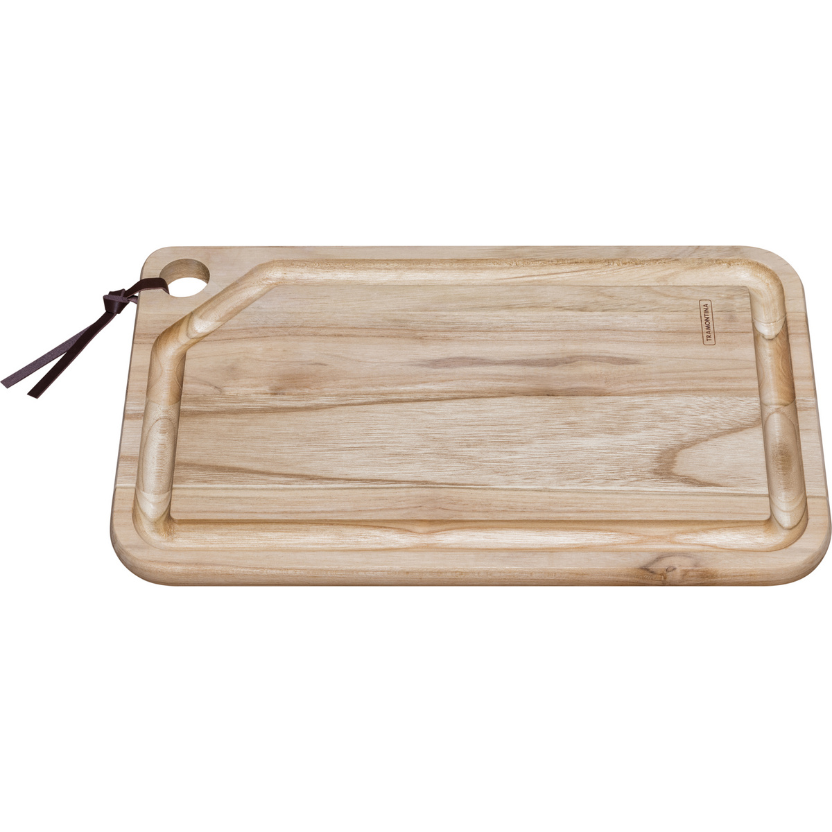 Tábua para Churrasco Tramontina Retangular em Madeira Mista com Acabamento Natural 34x23,3 cm