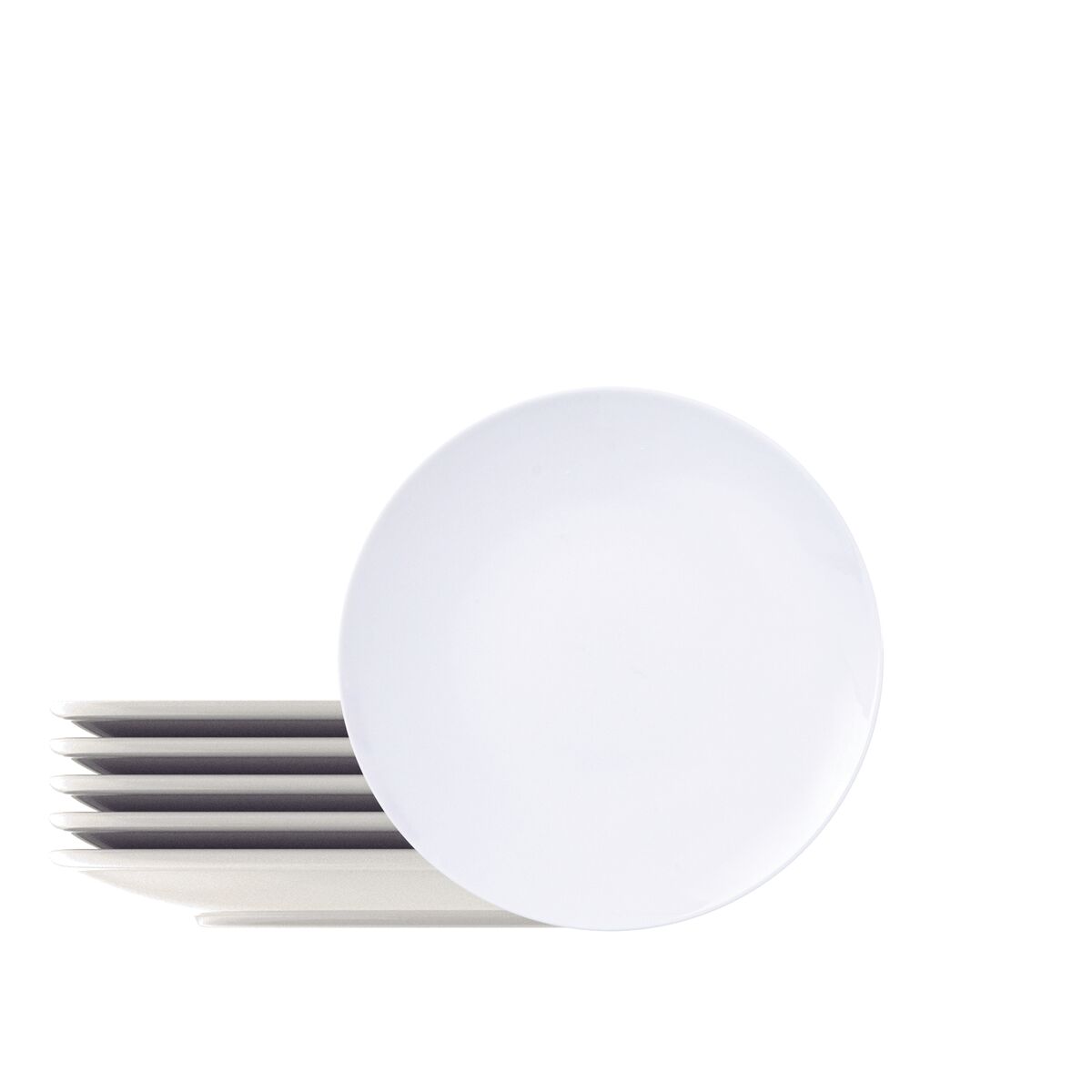Kit Prato Sobremesa Tramontina Sophia em Porcelana 21 cm 06 Peças