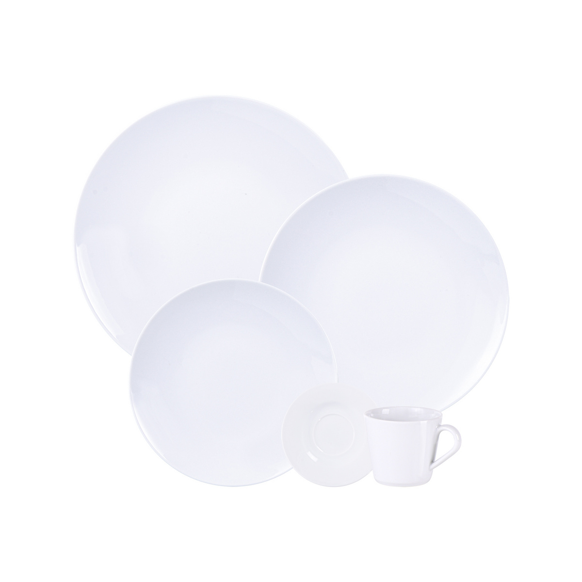 Aparelho de Jantar Tramontina Leonora em Porcelana 20 Peças