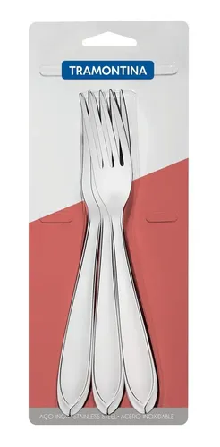 Cj de Garfos de Mesa Maresias 3 Pc Aco Ino
