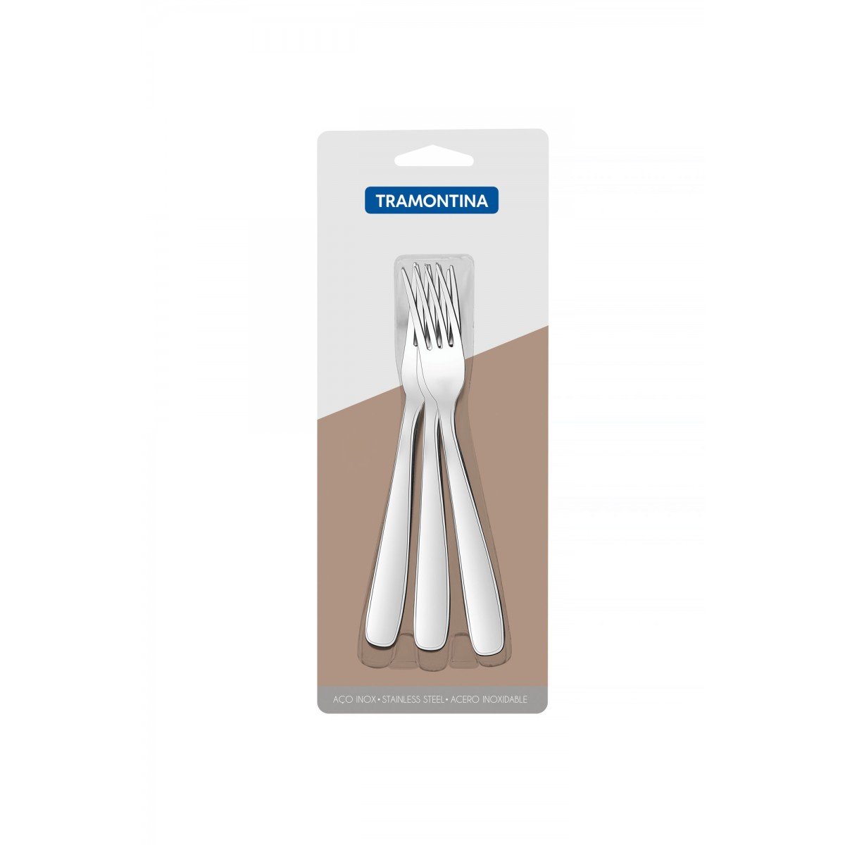 Cj de Garfos para Sobremesa 3 Pc Aco Ino