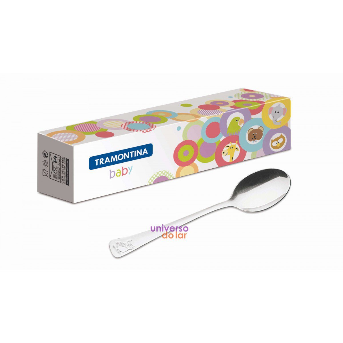 Colher Aco Inox Infantil na Ino