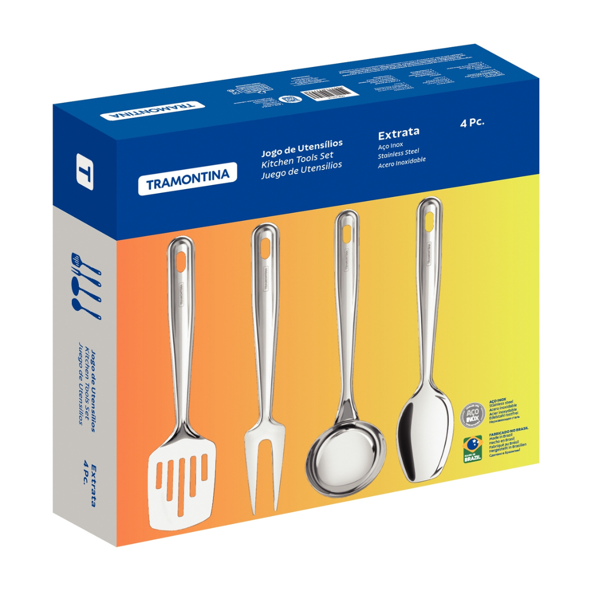 Jg Utens Zurique 4pcs Aco Inox 6698 na Ino