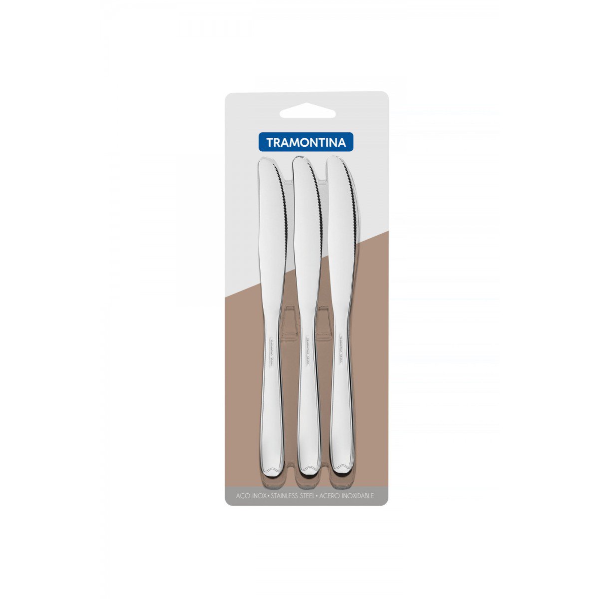 Cj de Facas de Mesa Havai 3 Pc Aco Ino
