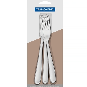 Cj de Garfos de Mesa Havai 3 Pc Aco Ino