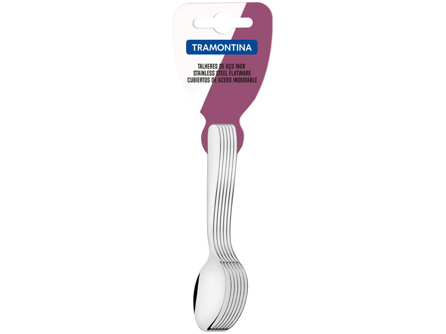 Cj de Colheres para Cafe Havai 6 Pc Aco Ino